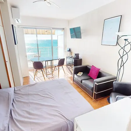 Le Chateau St Louis - Giotto - Studio Climatise Avec Agreable Terrasse Directement Face A La Mer Mae-5584 Apartmán